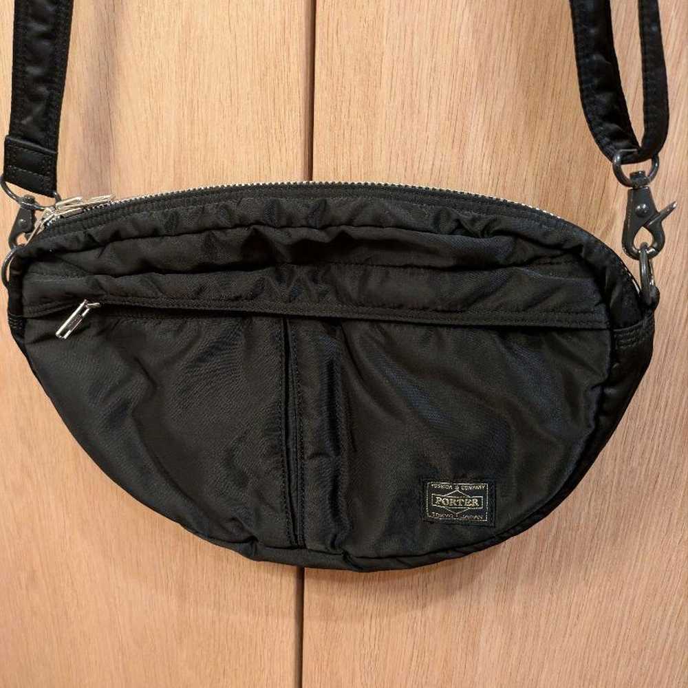 PORTER Tanker Black Shoulder Bag Oval - image 1