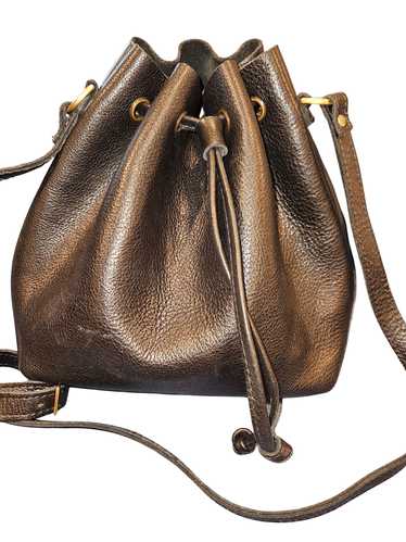 Portland Leather Bucket Bag