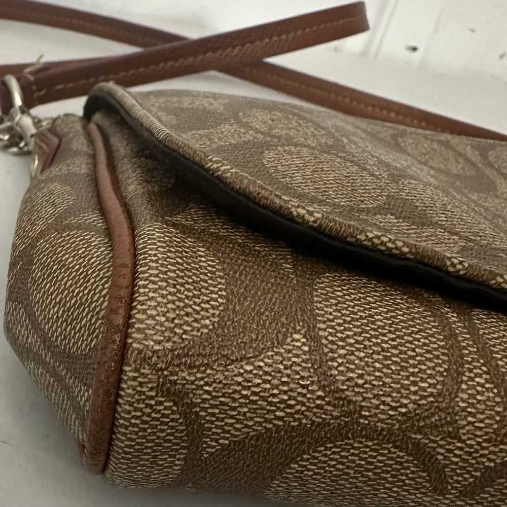 Coach Tabby brown C signature shoulder bag - image 7