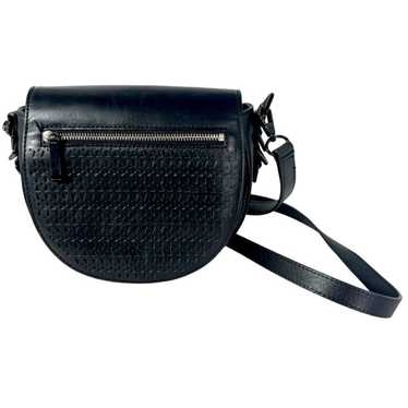 Rebecca Minkoff  Astor Perforated Black Leather Sa