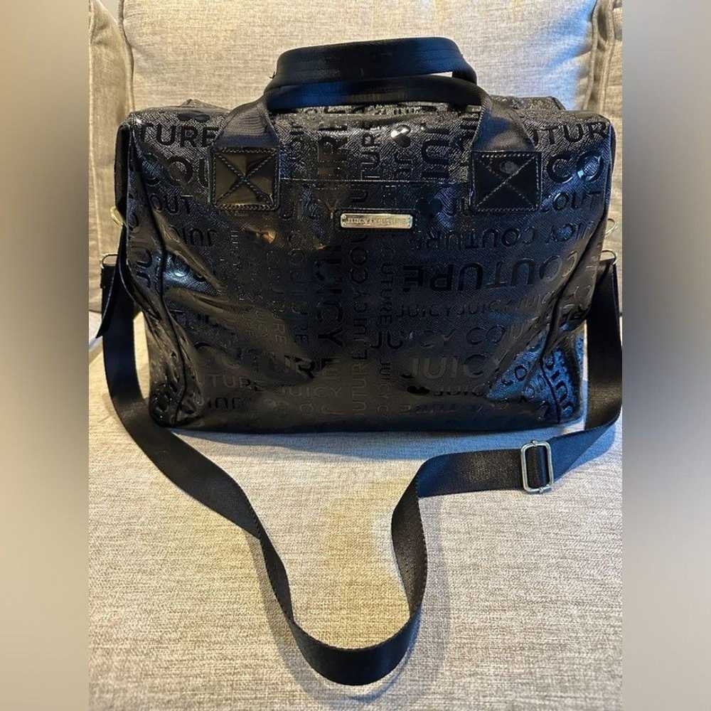 Juicy Couture BLACK WORLD PLAY WEEKENDER Bag NWOT - image 2