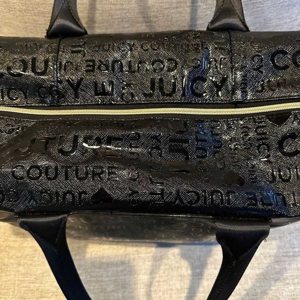 Juicy Couture BLACK WORLD PLAY WEEKENDER Bag NWOT - image 4