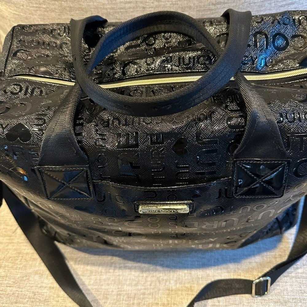 Juicy Couture BLACK WORLD PLAY WEEKENDER Bag NWOT - image 5