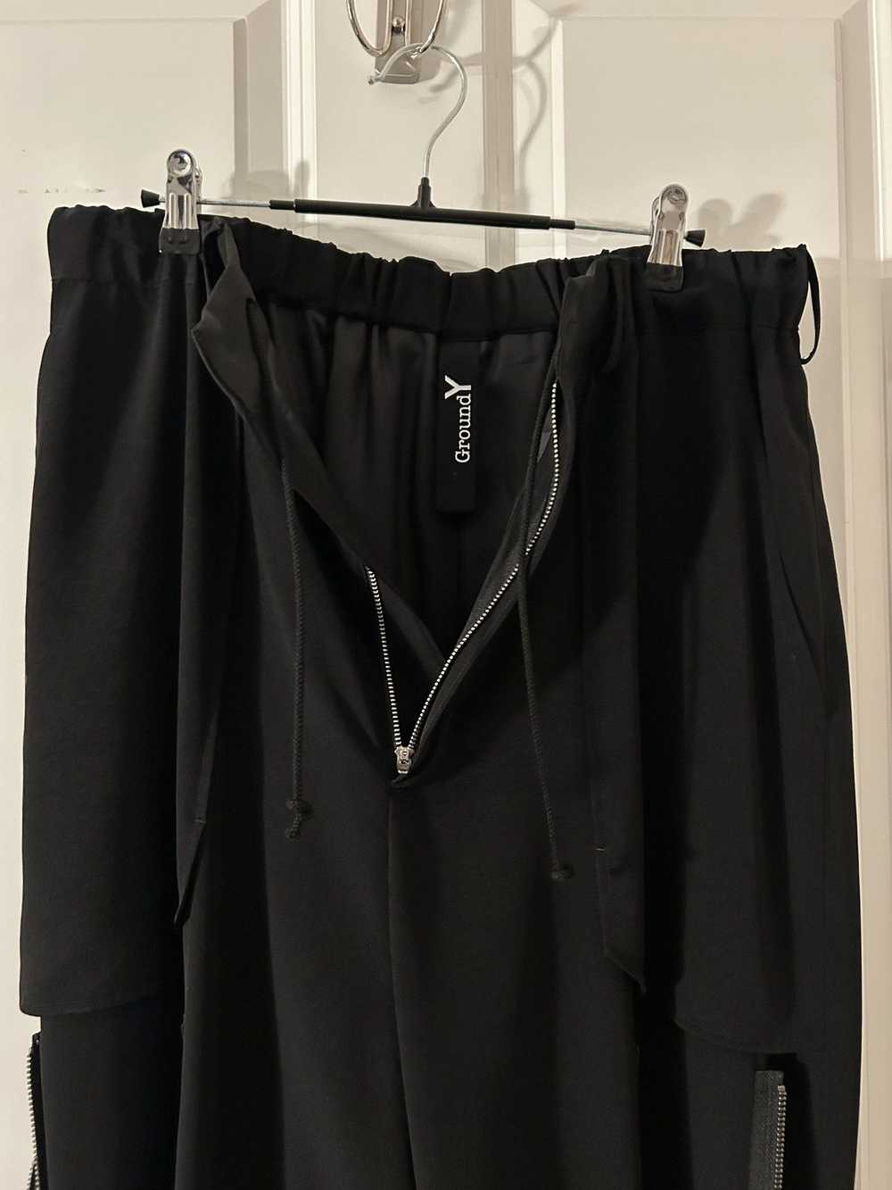 GroundY × Yohji Yamamoto Parachute zipper pants - image 3