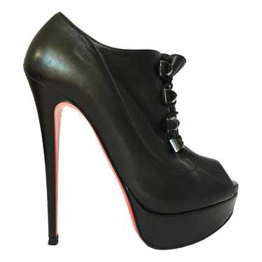 Christian Louboutin Leather open toe boots