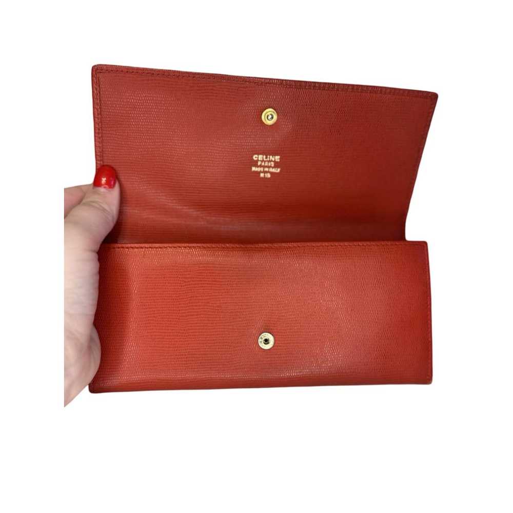 Celine Triomphe leather wallet - image 5