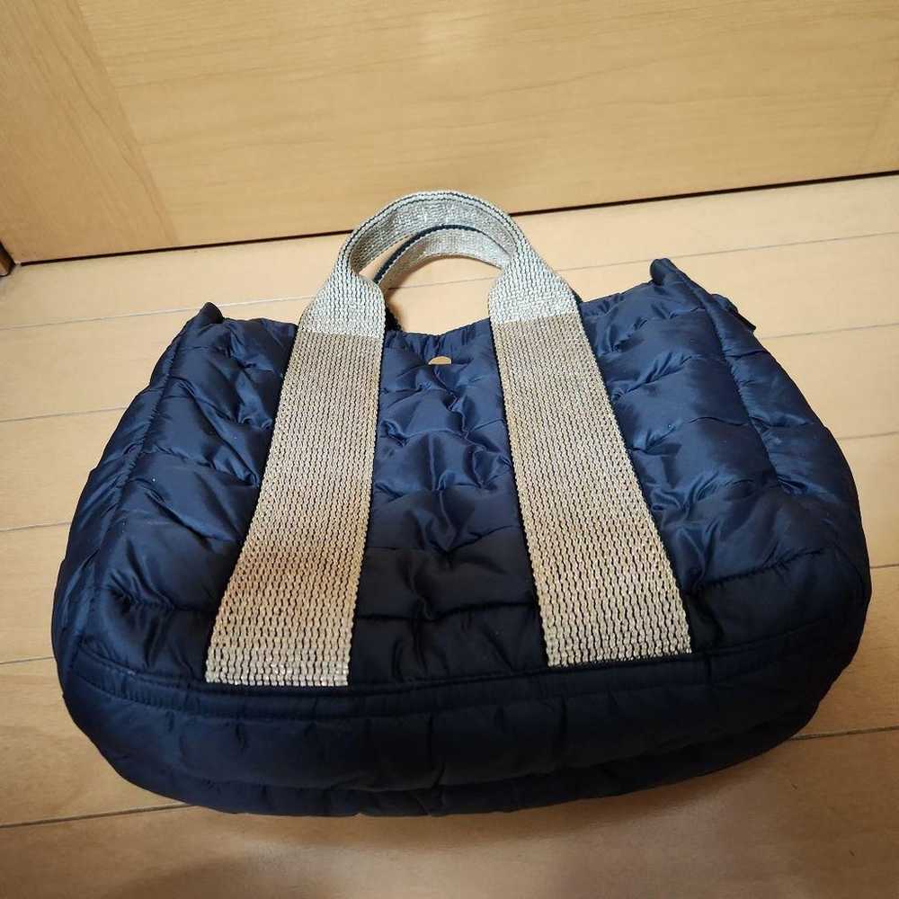 Viola d'Oro ⭐ Navy Quilted Nylon Bag - image 4