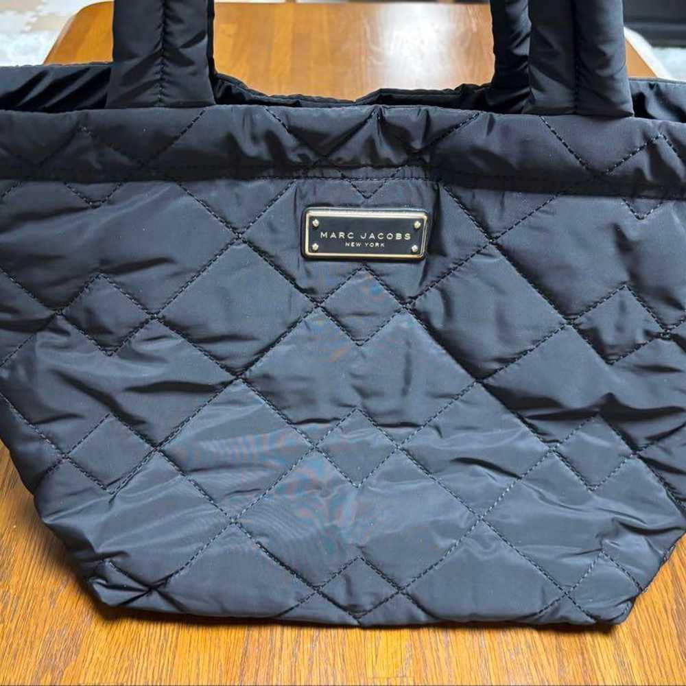 MARC JACOBS Black Tote Bag Quilted - image 1