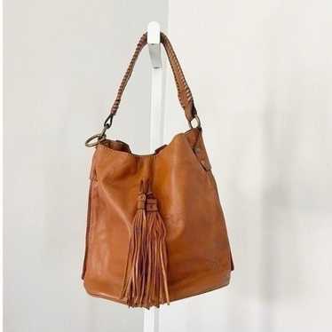 Patricia Nash Otavia Leather Bucket Bag with Tasse