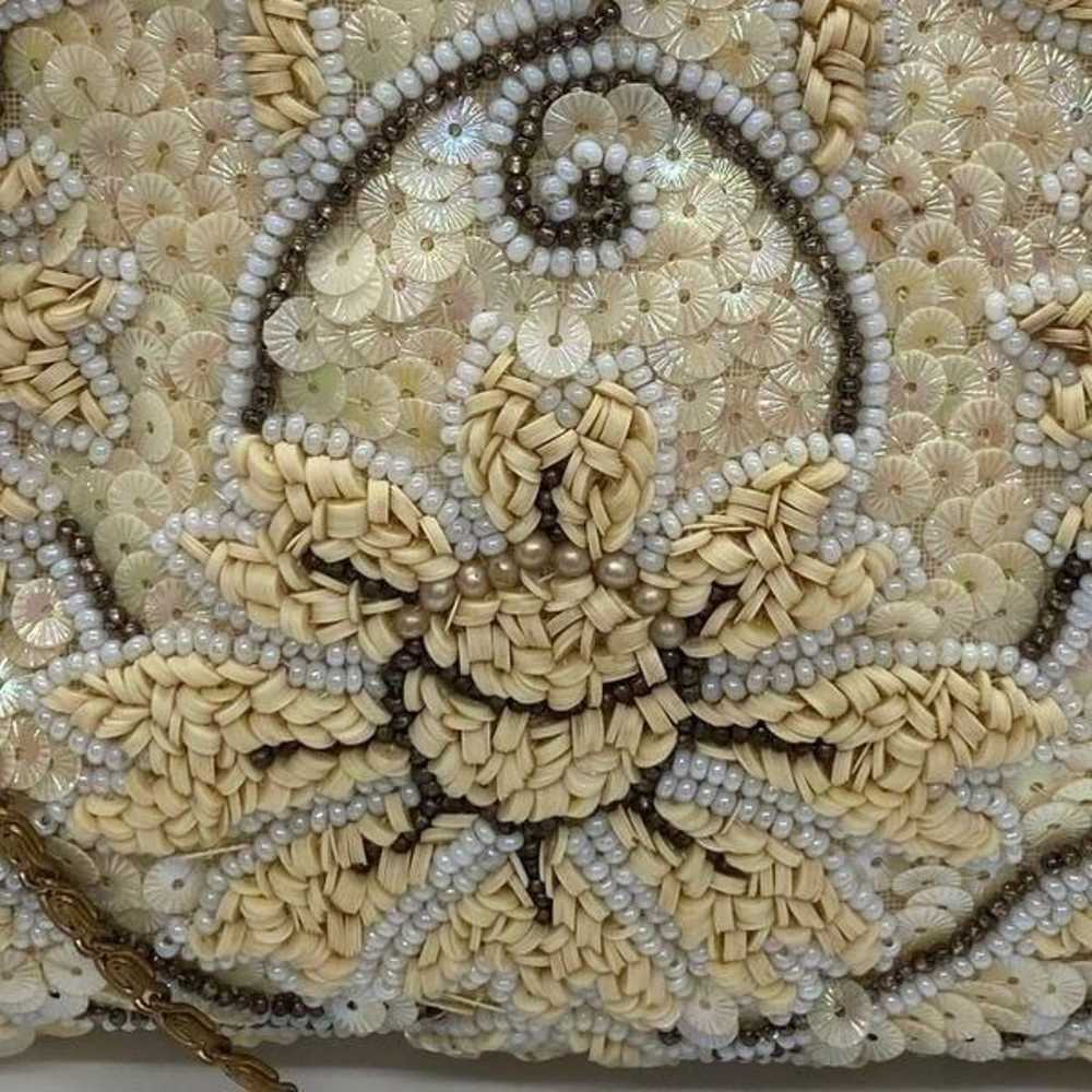 Walborg Vintage Beaded Frame Purse Handmade in Fr… - image 3