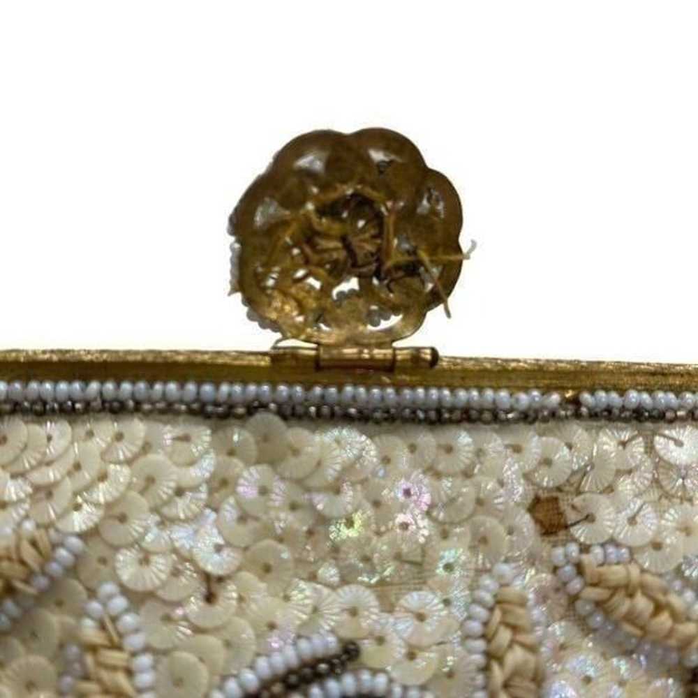 Walborg Vintage Beaded Frame Purse Handmade in Fr… - image 7