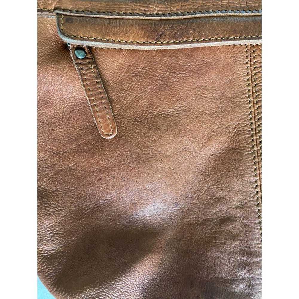 Anthropologie Vilenca Holland Leather Cognac Wove… - image 10