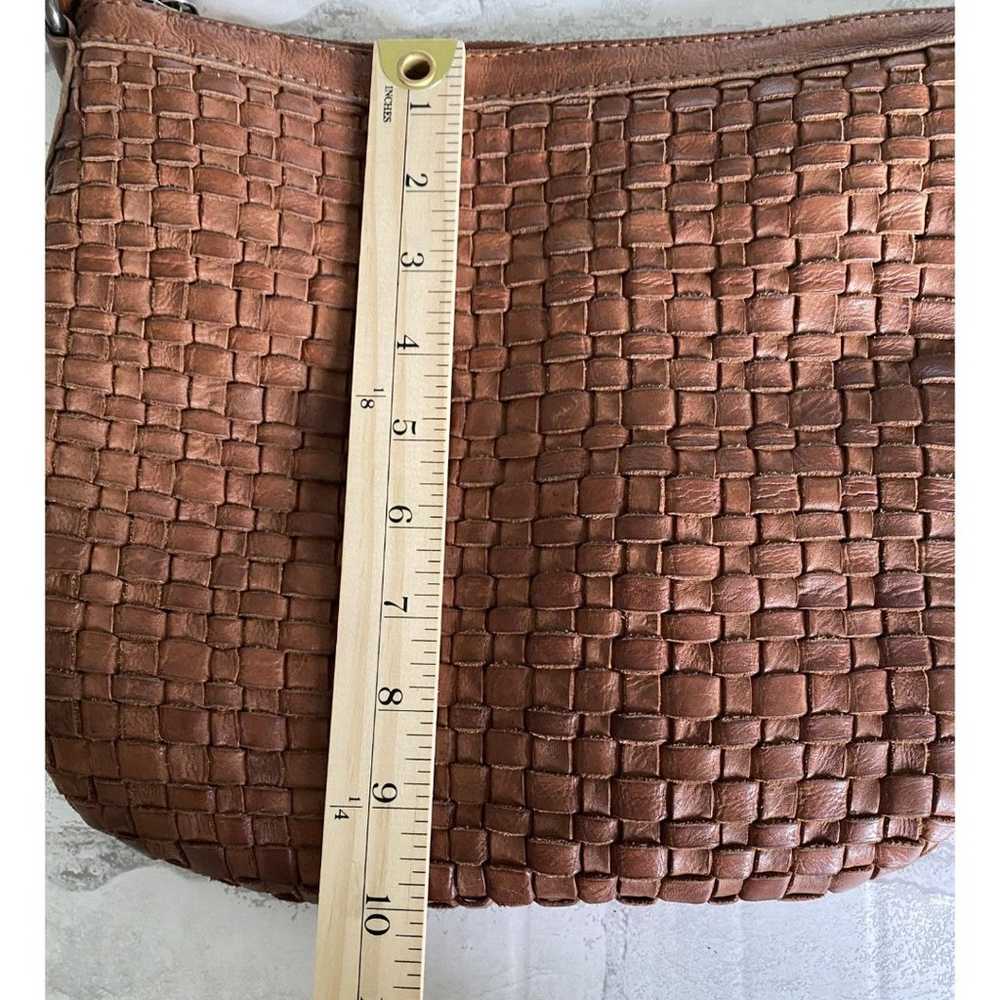 Anthropologie Vilenca Holland Leather Cognac Wove… - image 8