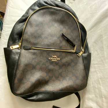 Coach back pack semi new