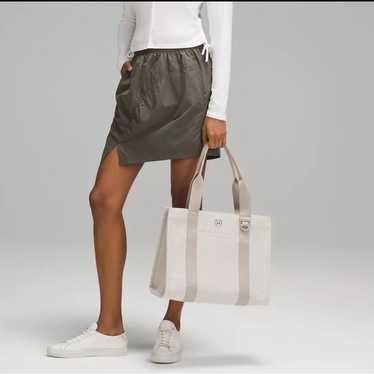 Lululemon Two Tone Canvas Bag