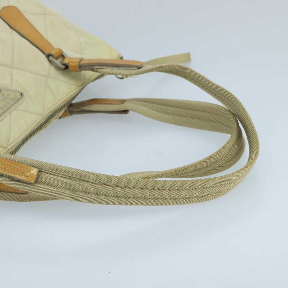 Prada Tessuto Beige Synthetic Shoulder Bag (Pre-O… - image 4