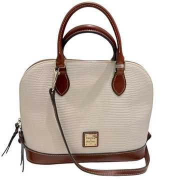 Dooney & Bourke Lizard Leather Zip Zip Satchel - image 1