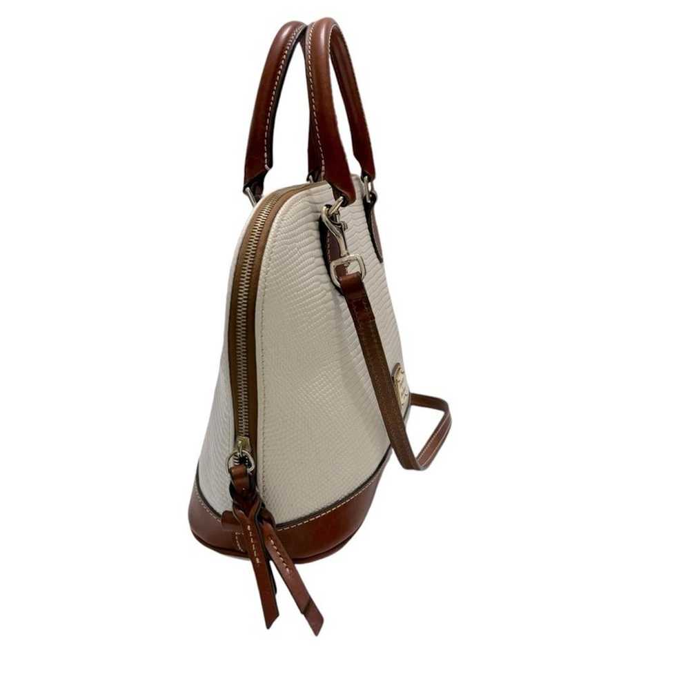 Dooney & Bourke Lizard Leather Zip Zip Satchel - image 3