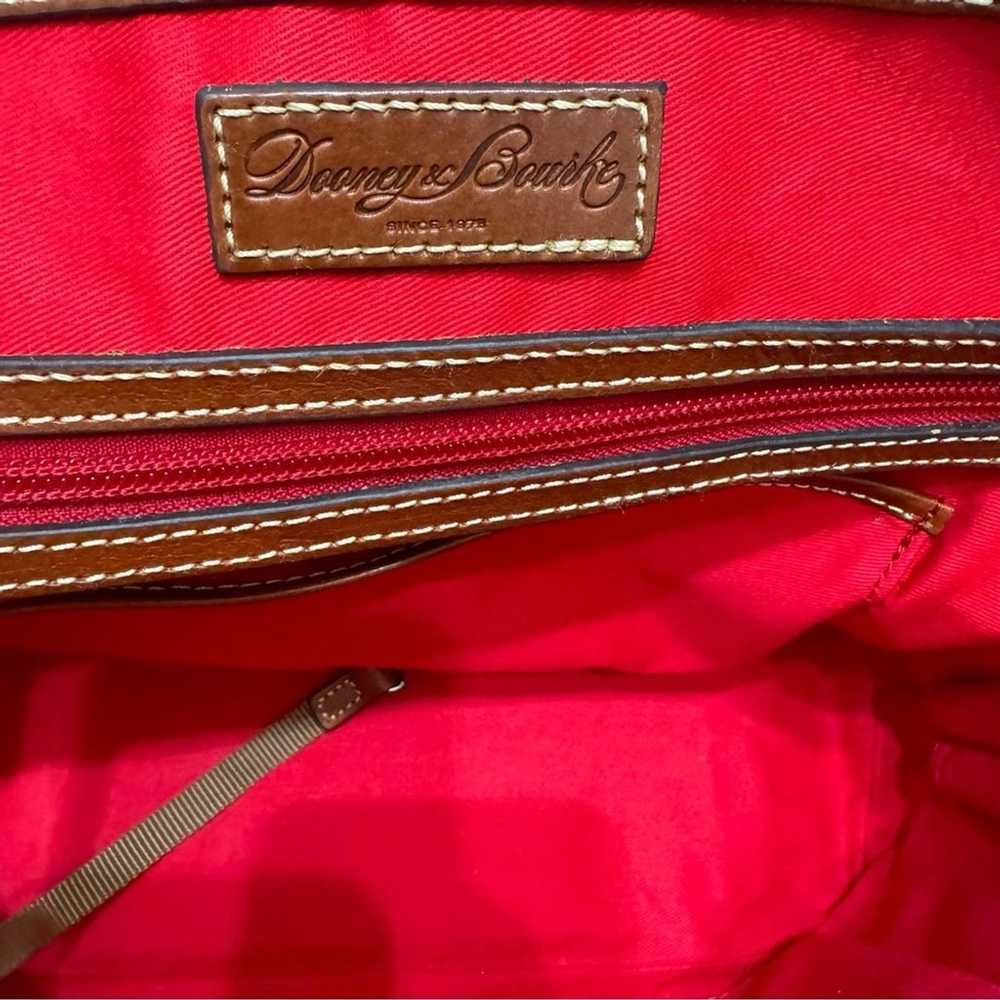 Dooney & Bourke Lizard Leather Zip Zip Satchel - image 9