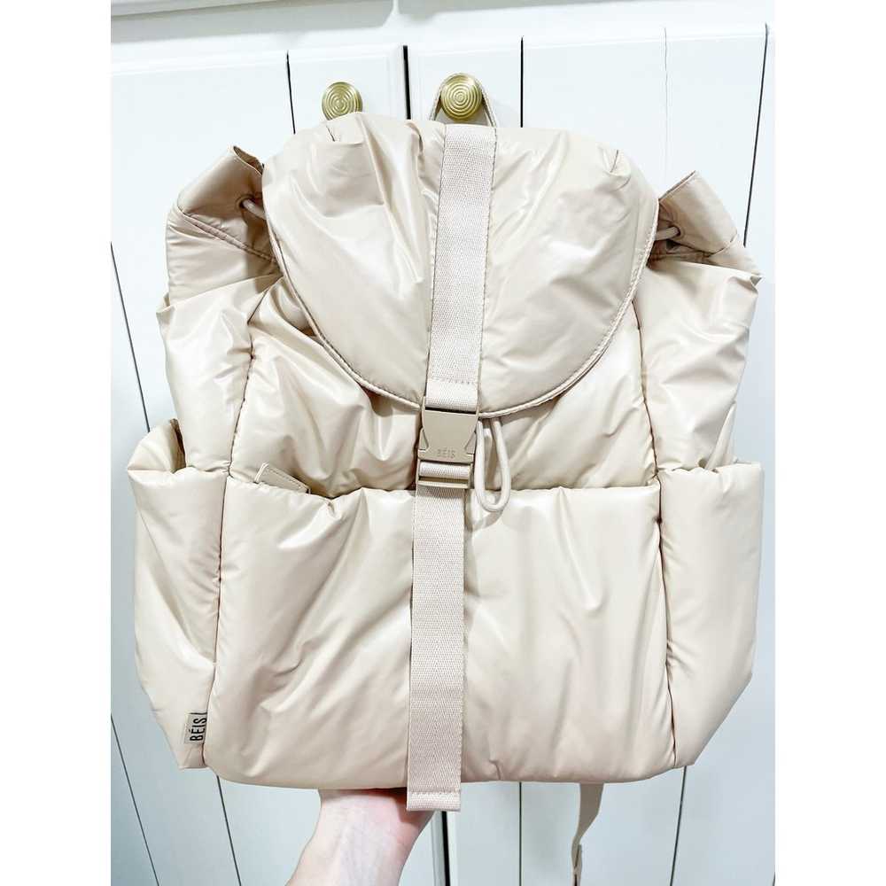 Beis The Puffy Backpack In Beige - image 4