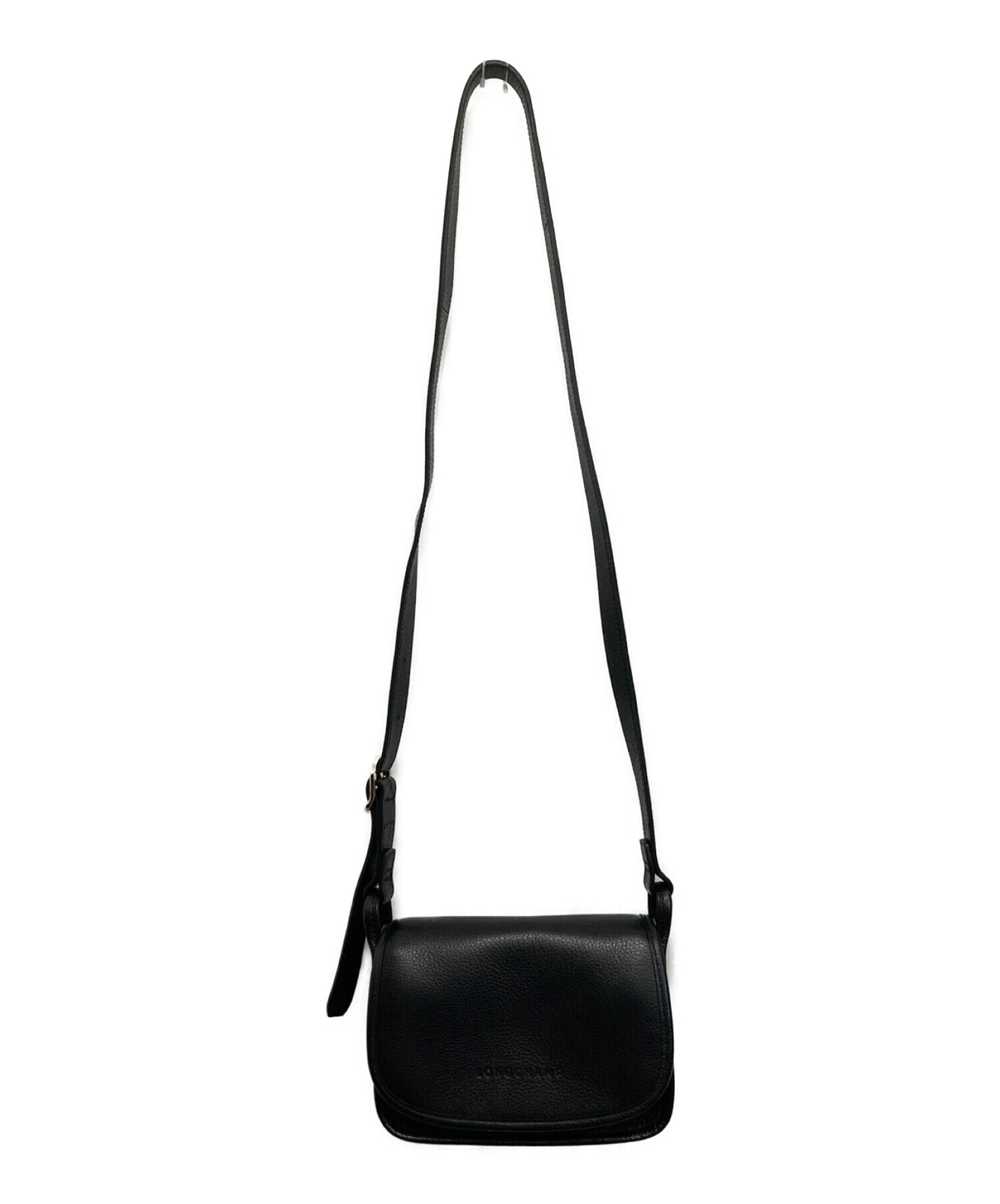 LONGCHAMP Le Flone S crossbody bag black leather - image 8