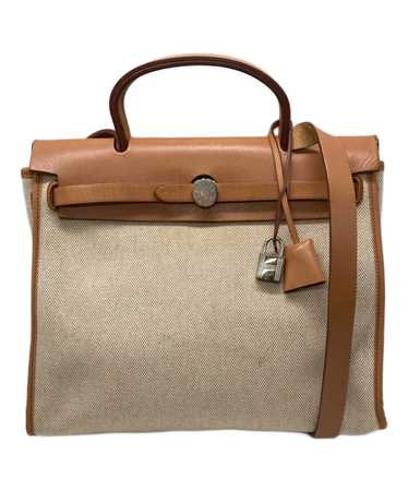 HERMES Ale Bag Zip PM brown