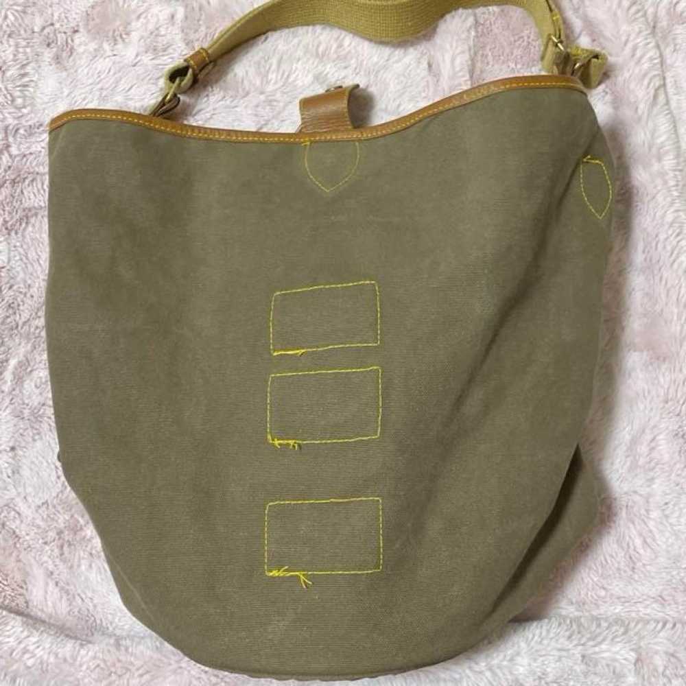 【Vintage Rare】Pink House Bucket-Style Tote Bag wi… - image 10