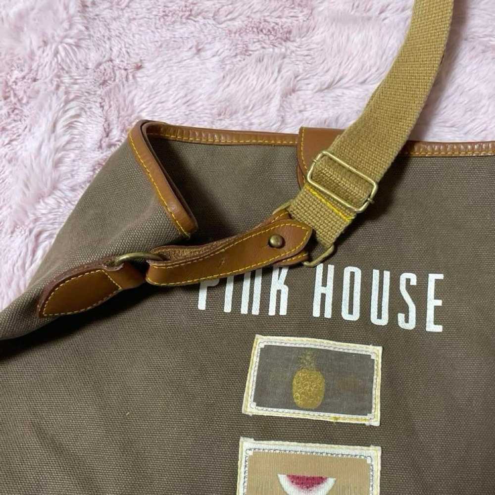 【Vintage Rare】Pink House Bucket-Style Tote Bag wi… - image 7