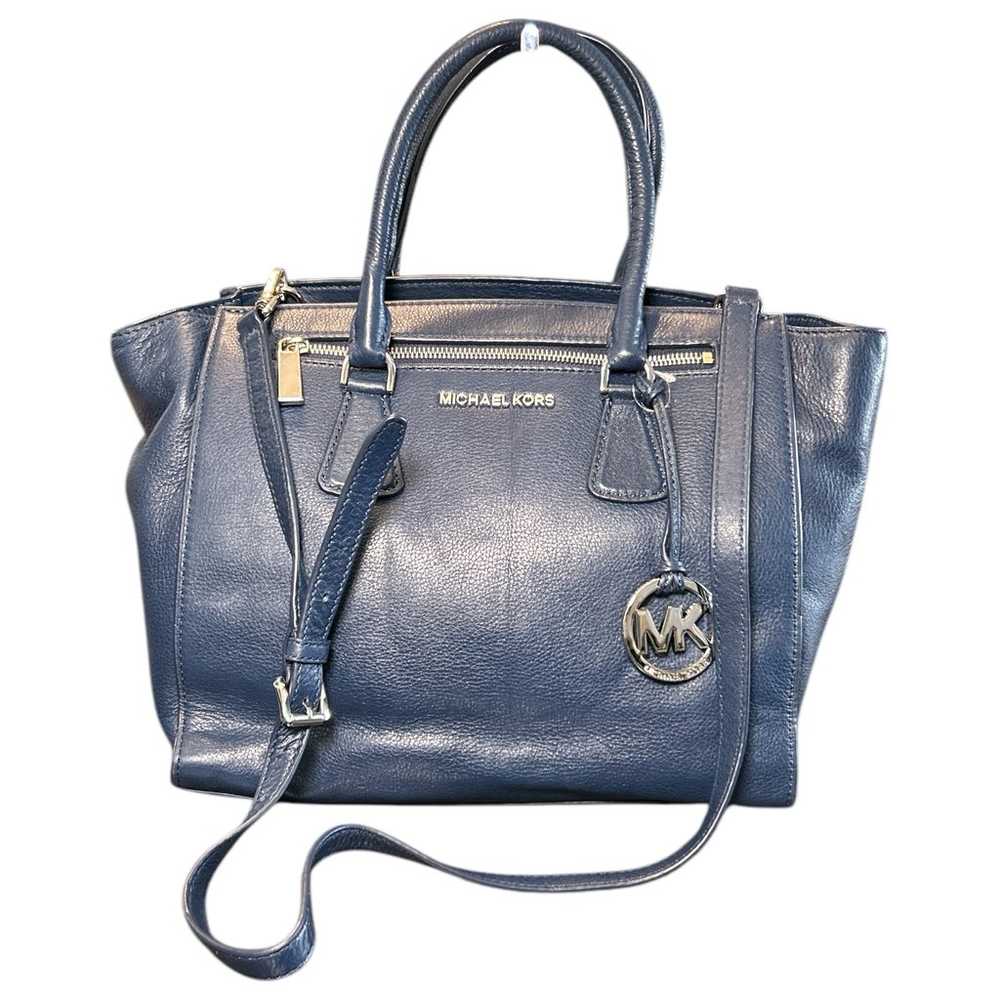 NWOT Michael Kors Sophie Leather Satchel Large Na… - image 1