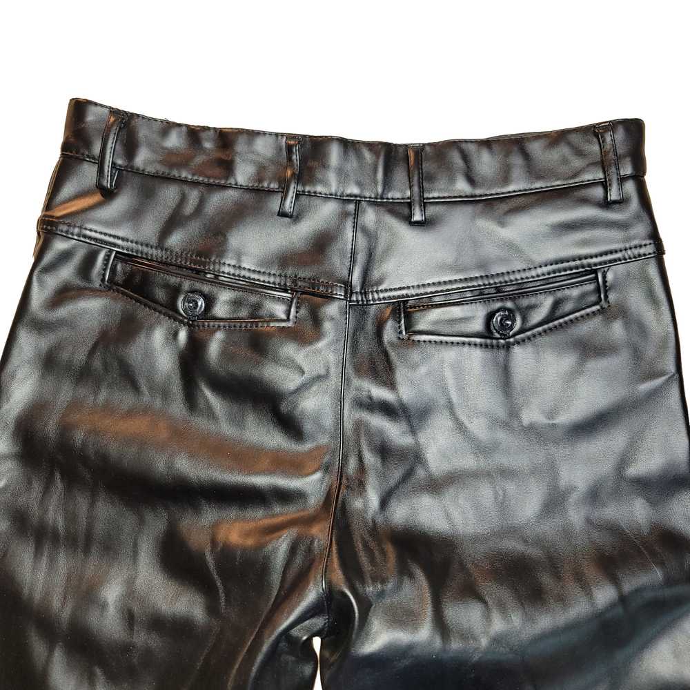 Designer Pleather Pants (Like New) - image 2