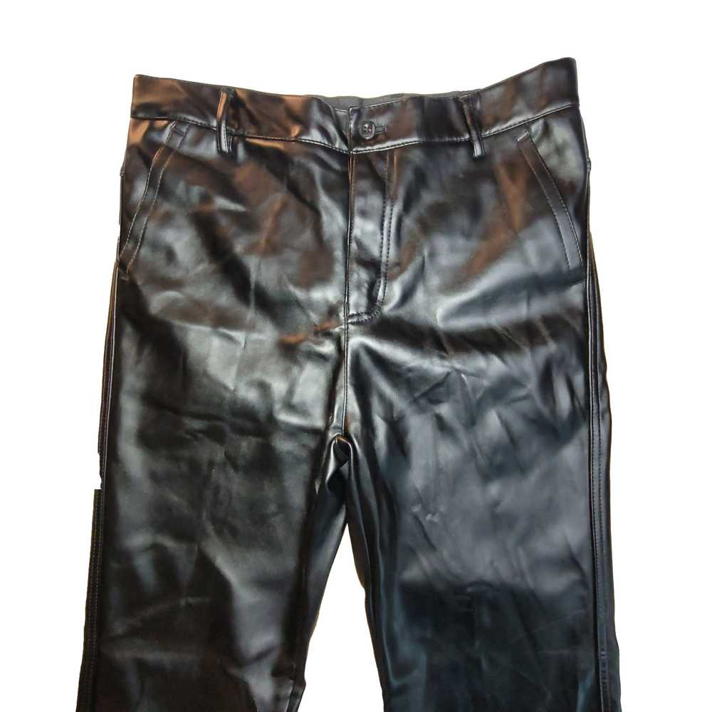 Designer Pleather Pants (Like New) - image 3