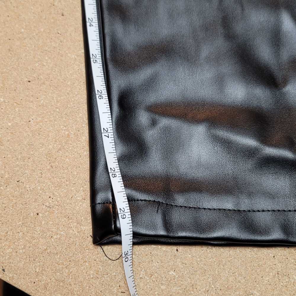 Designer Pleather Pants (Like New) - image 4