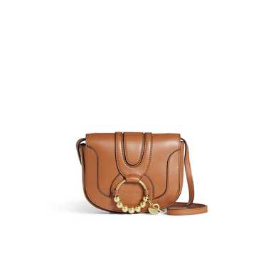 See by Chloe Gold Brown Leather Hana Mini Crossbod