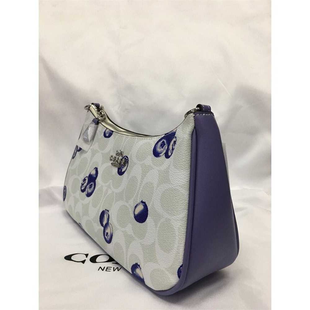 NWT Coach Teri Women's Shoulder Bag With Blueberr… - image 6