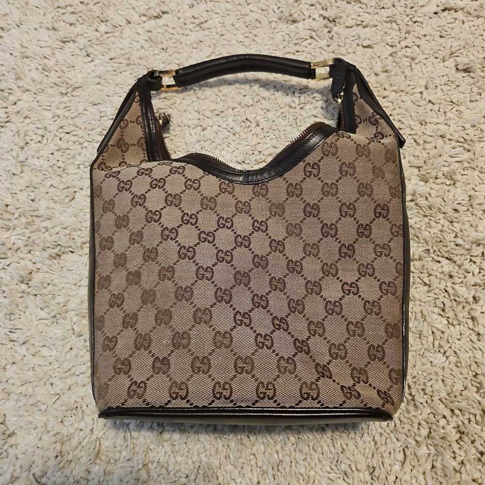 Gucci Vintage GG Canvas Hobo - image 5