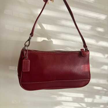 Red Vintage Coach Y2K Demi Hamptons Bag