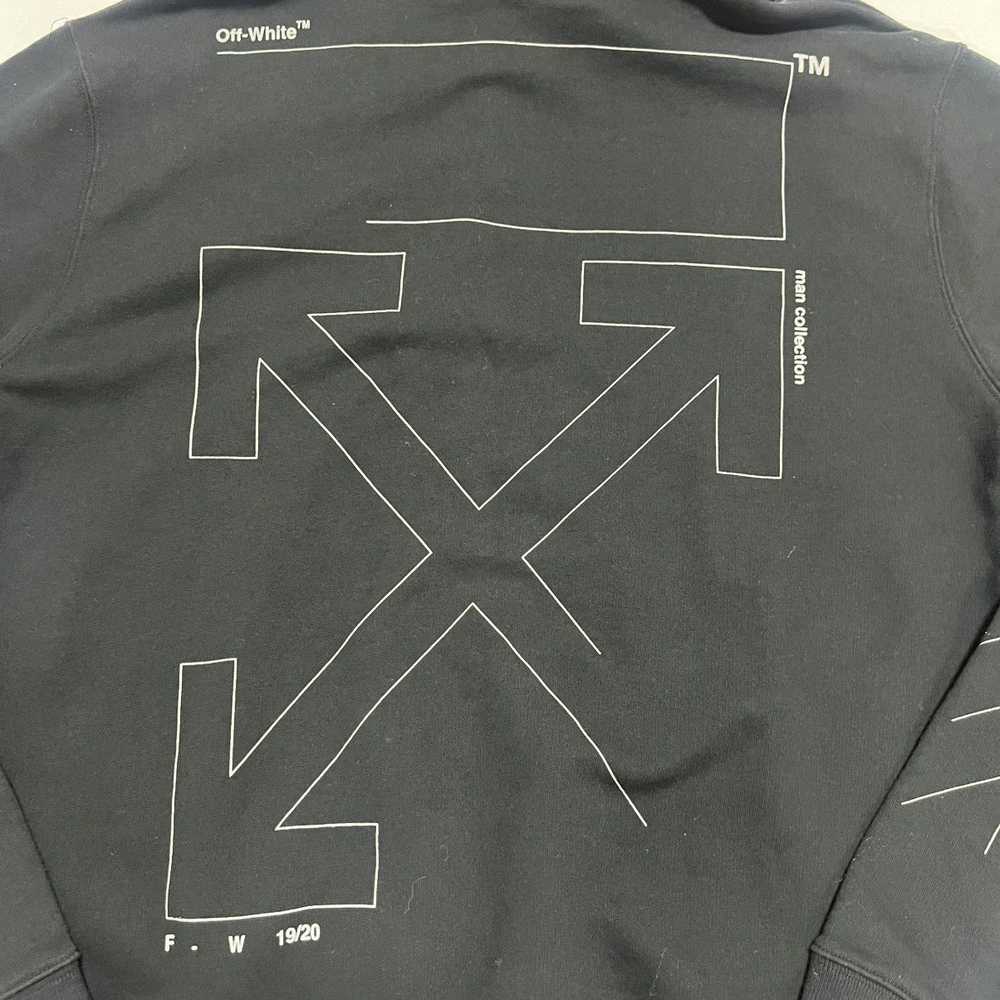 Off-White OFF-WHITE FW19 UNFINISHED HOODIE - image 4