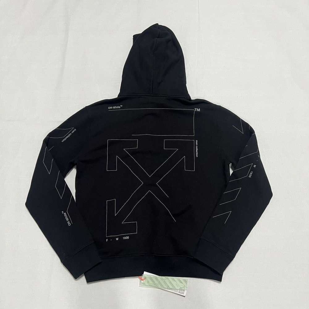 Off-White OFF-WHITE FW19 UNFINISHED HOODIE - image 5