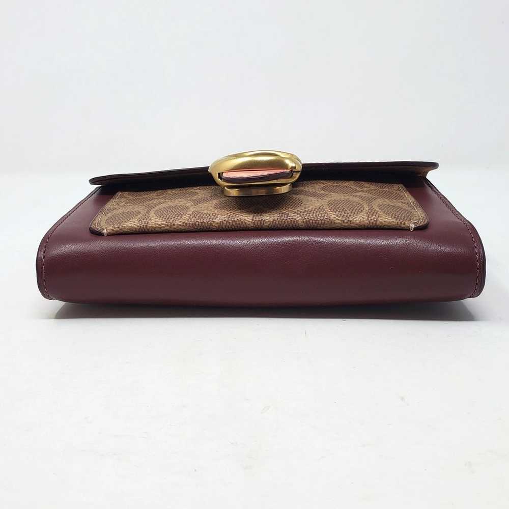 Coach Tabby Chain Clutch In Colorblock Signature … - image 4