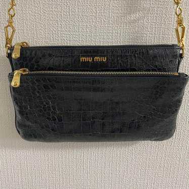 Miu Miu shoulder bag.