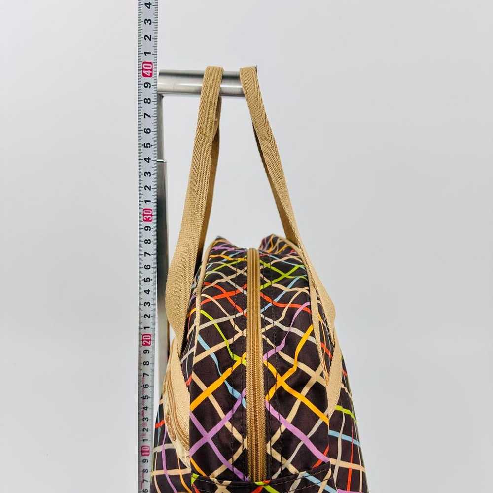 Lesportsac Multicolor Handbag Medium Checkered Pa… - image 10