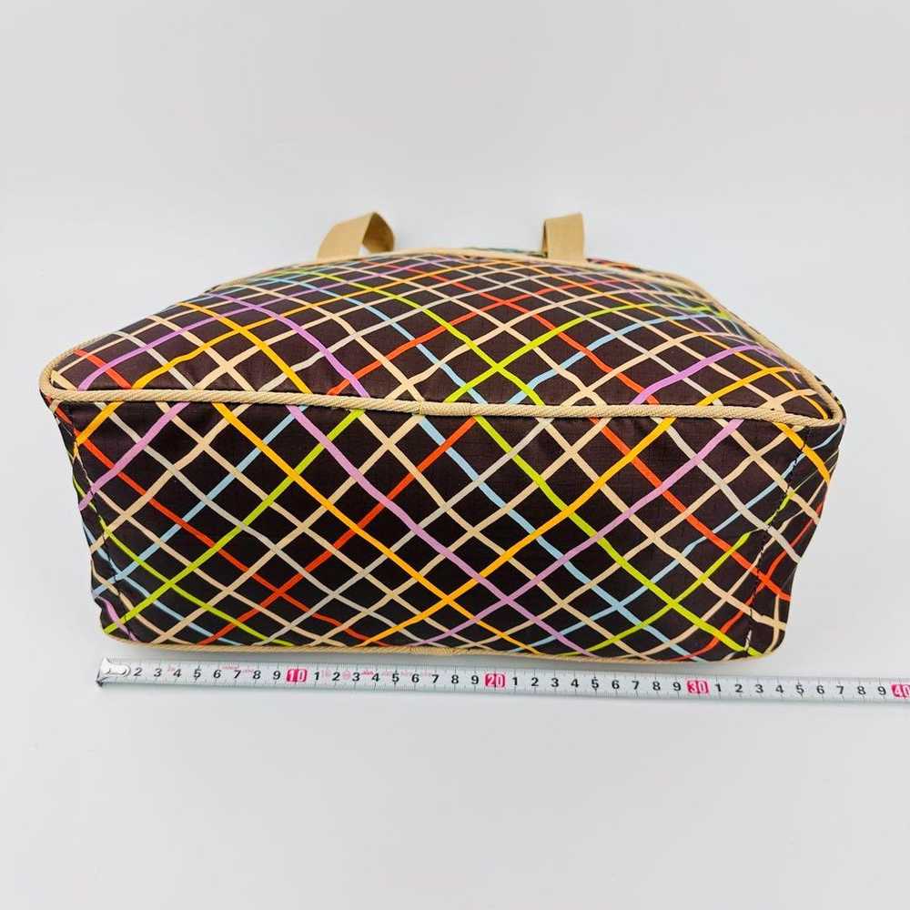 Lesportsac Multicolor Handbag Medium Checkered Pa… - image 11