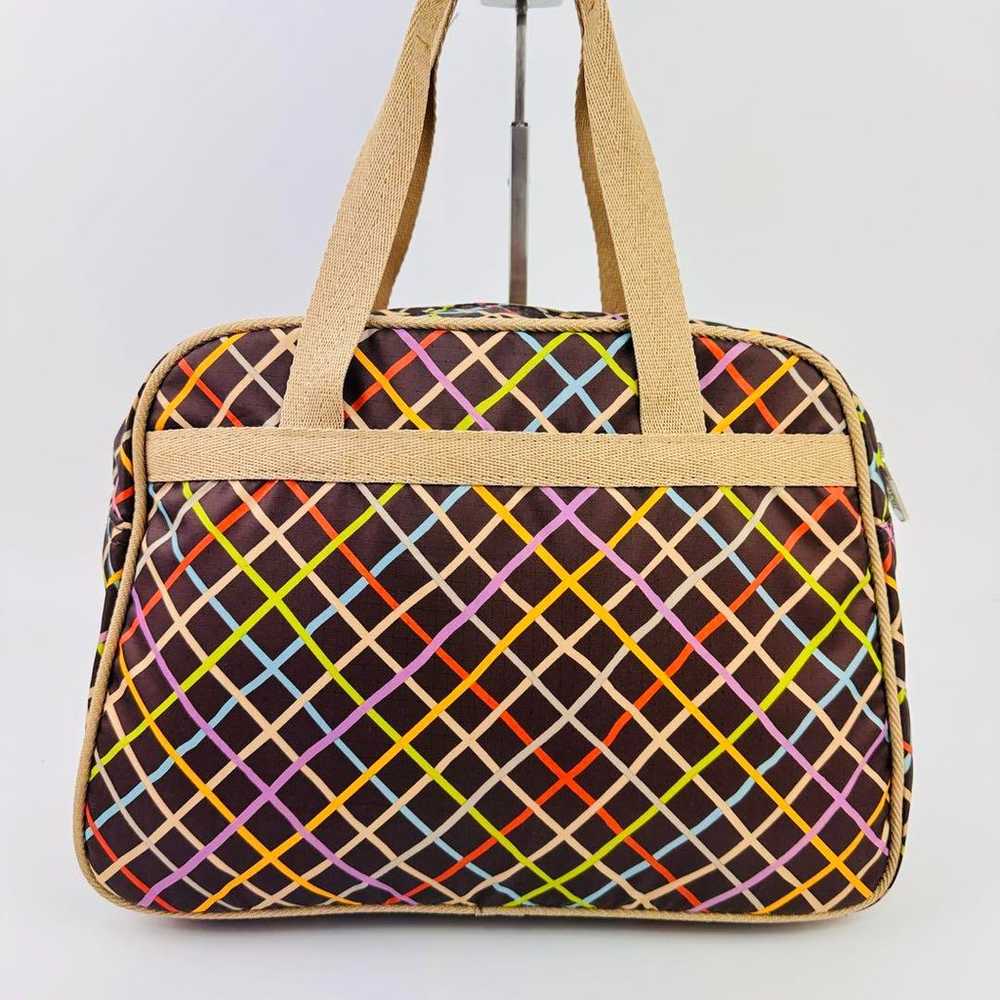 Lesportsac Multicolor Handbag Medium Checkered Pa… - image 5