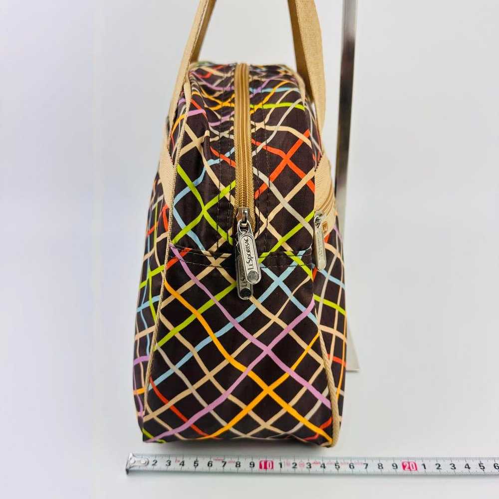 Lesportsac Multicolor Handbag Medium Checkered Pa… - image 8