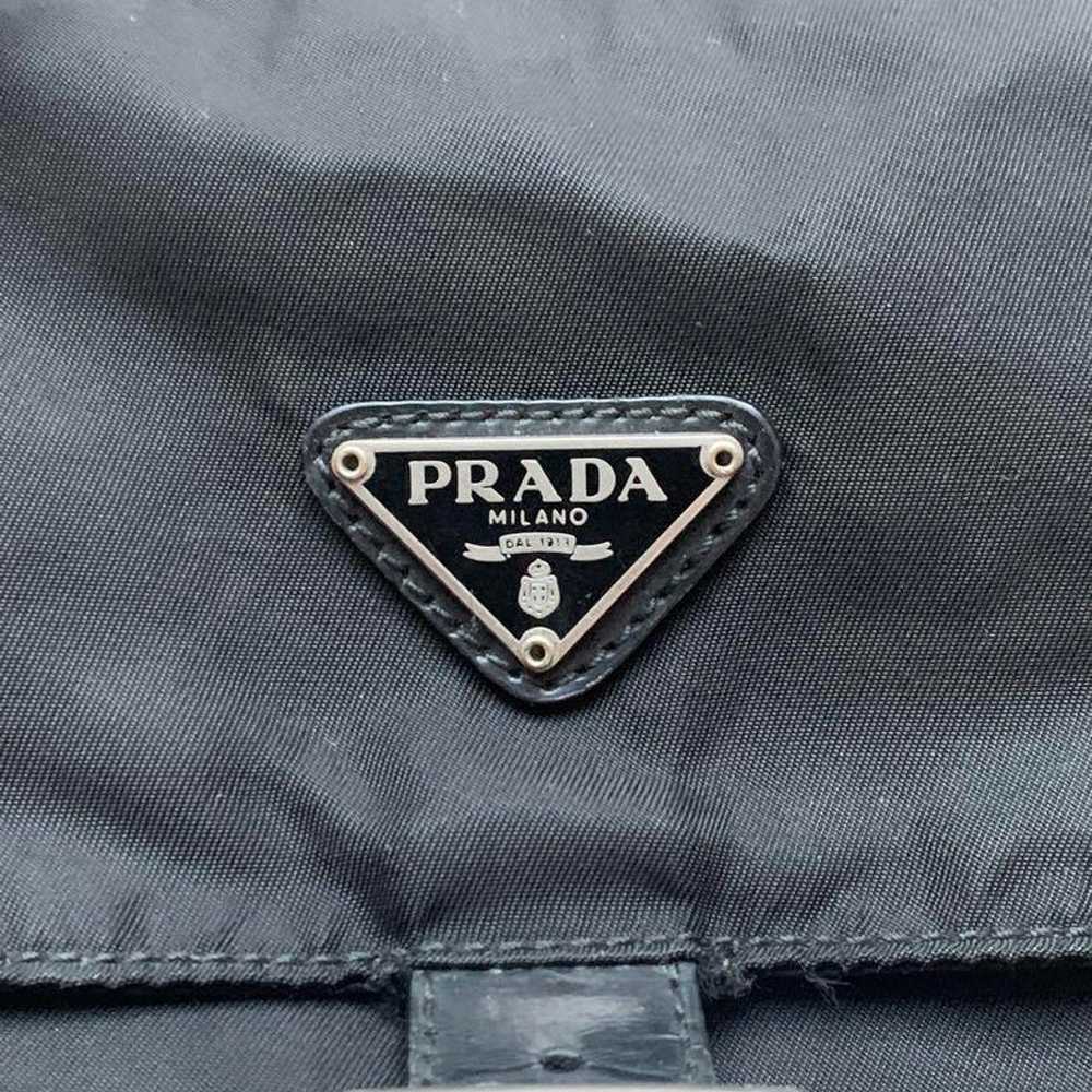 PRADA Vintage Triangle Plate Nylon Shoulder Bag B… - image 5