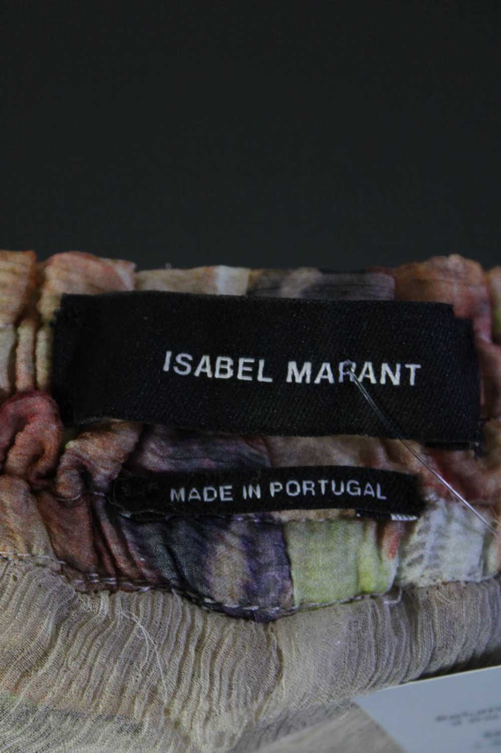 Isabel Marant Womens Elastic Waist Floral Silk Ch… - image 6