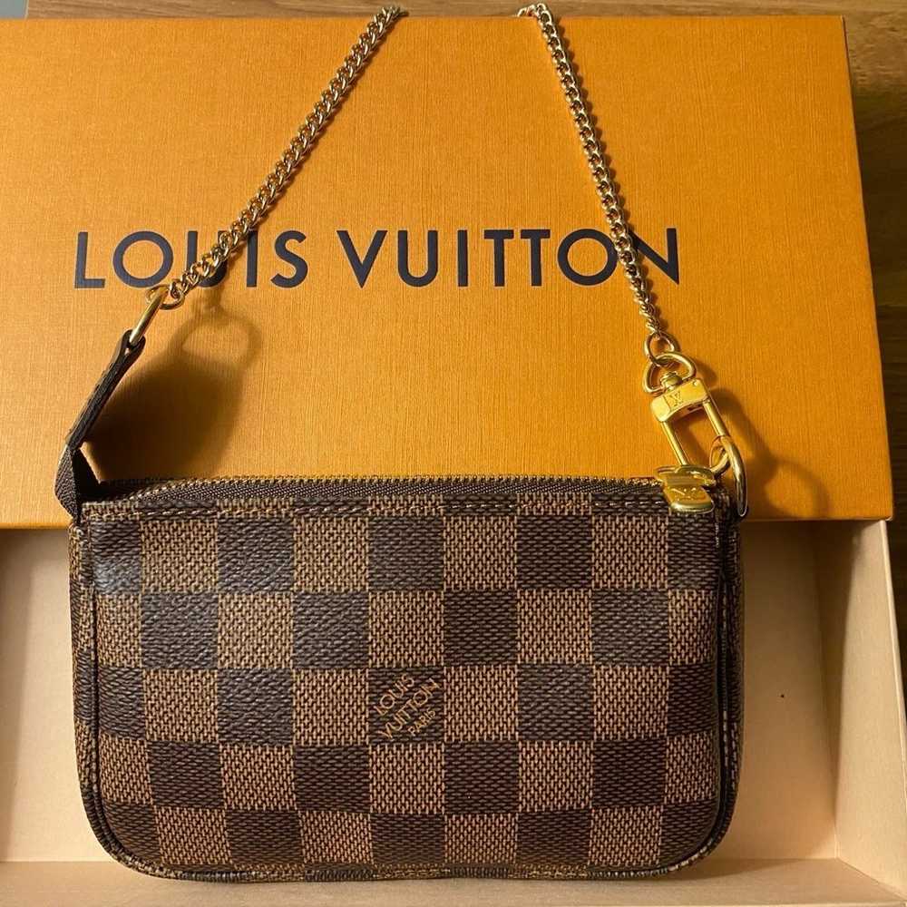 Louis Vuitton Mini Pochette Accessoires Damier Eb… - image 1