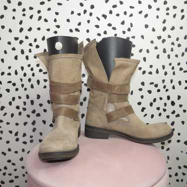 Steve Madden Distressed Strappy Boots