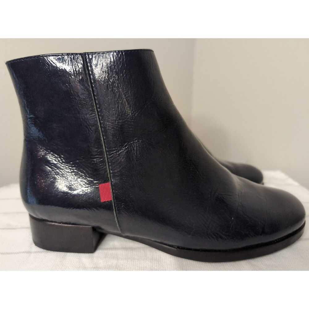 Marc Joseph Lafayette  navy blue zip up booties s… - image 5