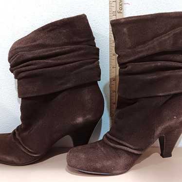 Jessica Simpson Cornelia Brown Suede Leather High 